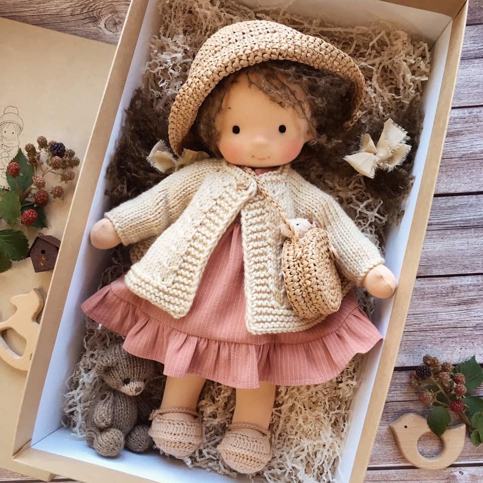 Handmade Fabric Fashion Minimalist Handmade Cotton Body Doll