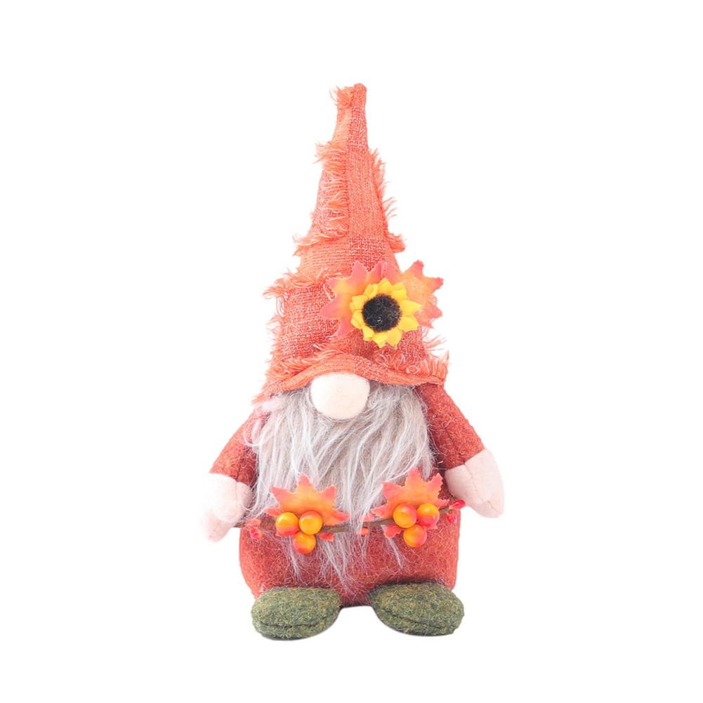 Fall Gnome Autumn Gnome Pumpkin Suower Dwarf Thanksgiving Day Gift Christmas Decor Fall Ornaments Home Decorations Doll