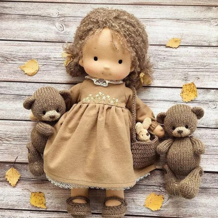 Handmade Fabric Fashion Minimalist Handmade Cotton Body Doll