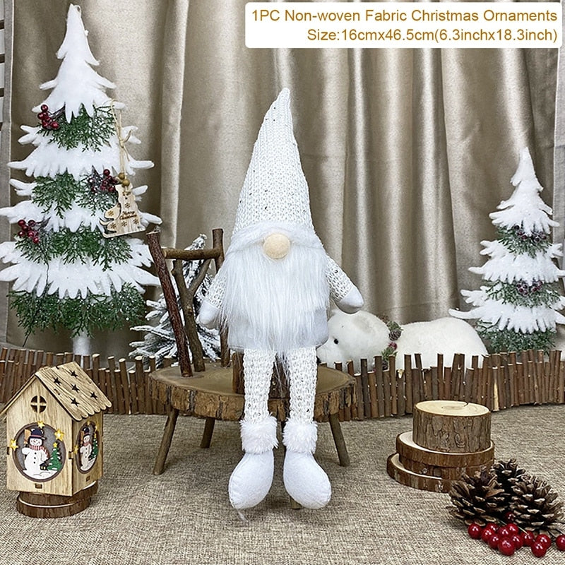 Gnome Christmas Doll Elf Merry Christmas -Navidad Natal Happy New Year Gift 2023