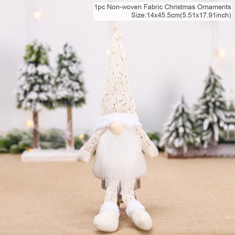 Gnome Christmas Doll Elf Merry Christmas -Navidad Natal Happy New Year Gift 2023