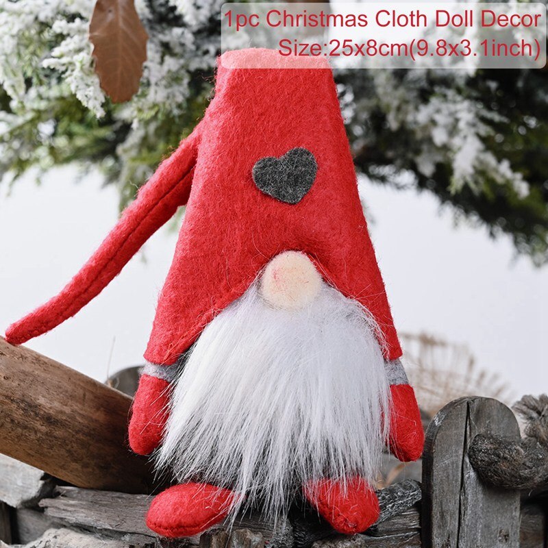 Gnome Christmas Doll Elf Merry Christmas -Navidad Natal Happy New Year Gift 2023