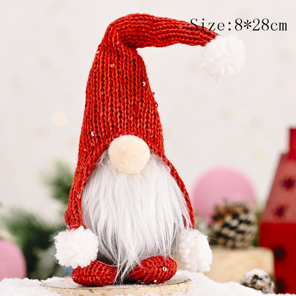 Gnomes  Faceless Dwarf Cute Doll Farmhouse - Christmas Decoration