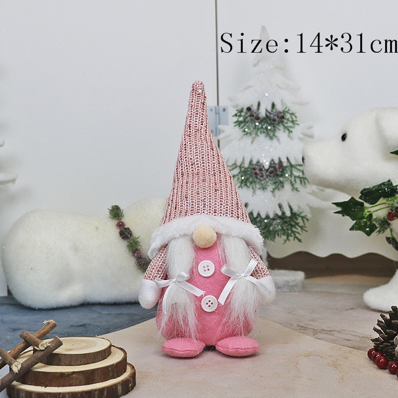 Gnomes  Faceless Dwarf Cute Doll Farmhouse - Christmas Decoration