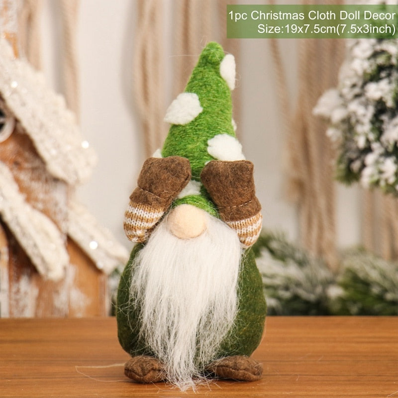 Gnome Christmas Doll Elf Merry Christmas -Navidad Natal Happy New Year Gift 2023