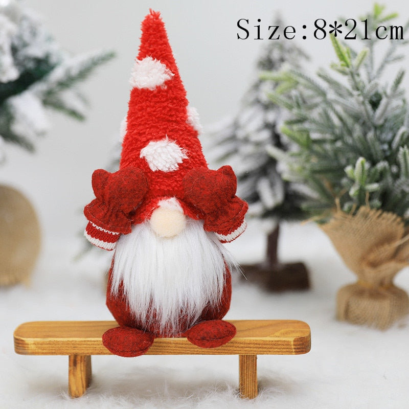 Gnomes  Faceless Dwarf Cute Doll Farmhouse - Christmas Decoration